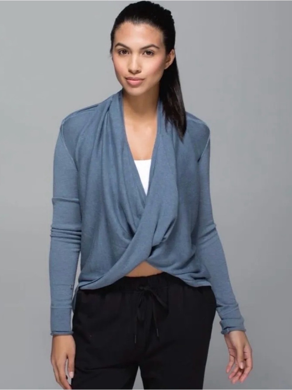 Lululemon Iconic Wrap Heathered Blue Denim